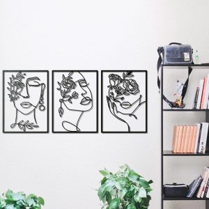 1 Tableaux Flowers & Women